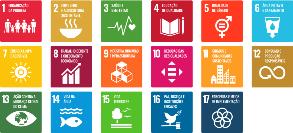 17 Objetivos de Desenvolvimento Sustentável